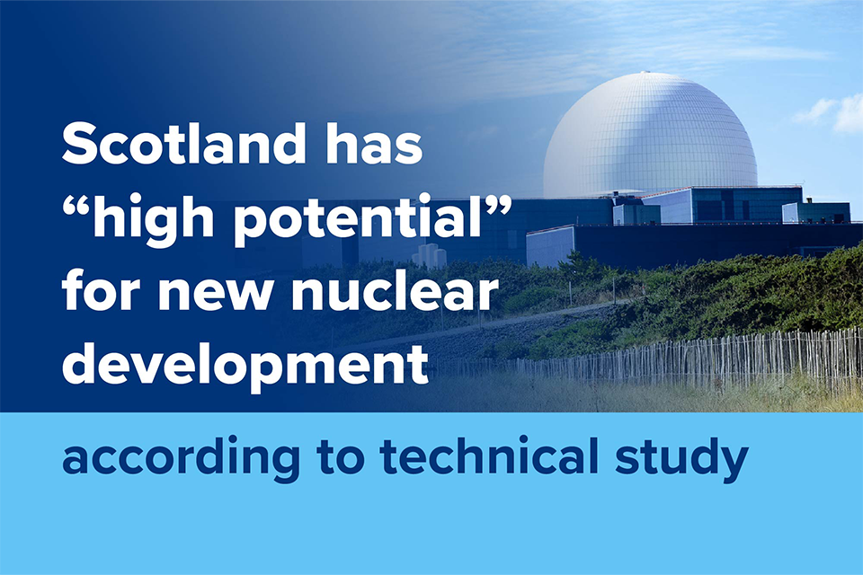 A Escócia tem um alto potencial de desenvolvimento nuclear