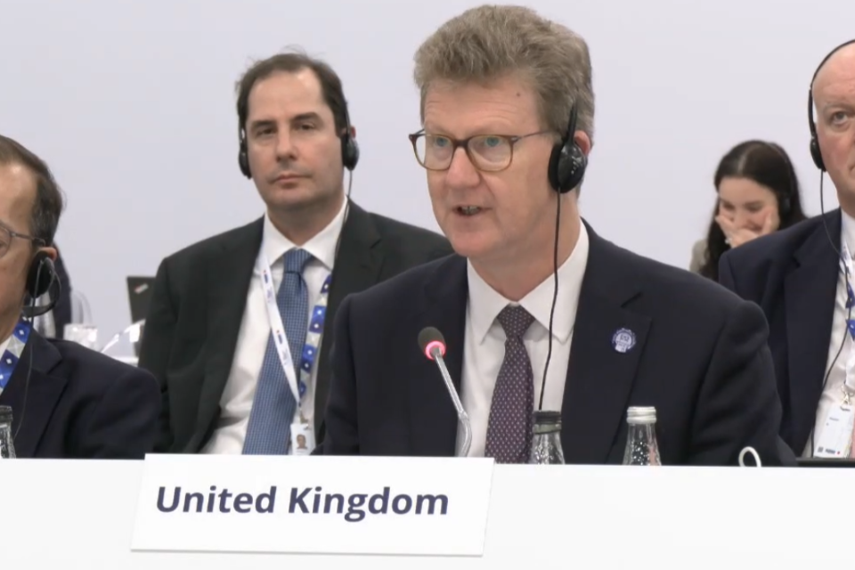 Imagem relacionada à notícia: Plenária do Conselho Ministerial da OSCE 2024: Declaração do Reino Unido